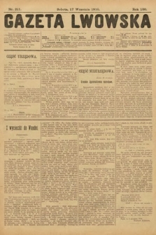 Gazeta Lwowska. 1910, nr 211