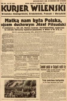 Kurjer Wileński, Wileńsko-Nowogródzki, Grodzieński, Poleski i Wołyński. 1937, nr 327