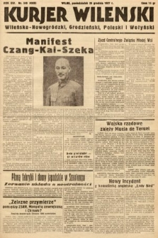 Kurjer Wileński, Wileńsko-Nowogródzki, Grodzieński, Poleski i Wołyński. 1937, nr 349