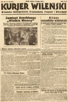 Kurjer Wileński, Wileńsko-Nowogródzki, Grodzieński, Poleski i Wołyński. 1938, nr 49