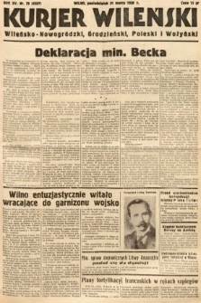 Kurjer Wileński, Wileńsko-Nowogródzki, Grodzieński, Poleski i Wołyński. 1938, nr 79