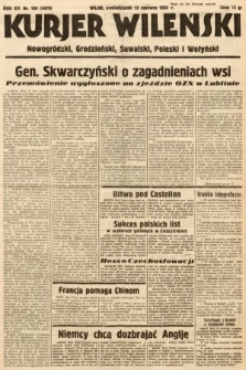 Kurjer Wileński, Nowogródzki, Grodzieński, Suwalski, Poleski i Wołyński. 1938, nr 160
