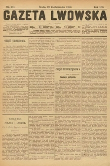 Gazeta Lwowska. 1910, nr 231