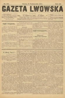Gazeta Lwowska. 1910, nr 234