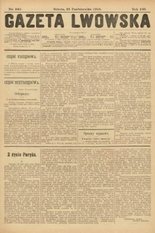 Gazeta Lwowska. 1910, nr 240