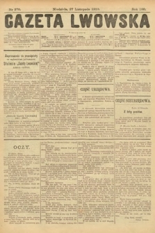 Gazeta Lwowska. 1910, nr 270