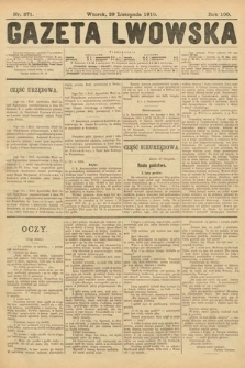 Gazeta Lwowska. 1910, nr 271