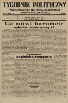 Tygodnik Polityczny Warszawskiego Dziennika Narodowego : wychodzi na każdą niedzielę. 1939, nr 23