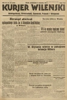 Kurjer Wileński, Nowogródzki, Grodzieński, Suwalski, Poleski i Wołyński. 1938, nr 249