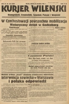 Kurjer Wileński, Nowogródzki, Grodzieński, Suwalski, Poleski i Wołyński. 1938, nr 262