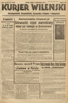 Kurjer Wileński, Nowogródzki, Grodzieński, Suwalski, Poleski i Wołyński. 1938, nr 275