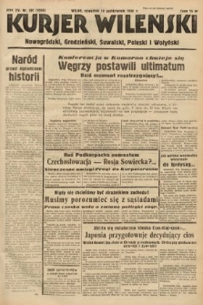 Kurjer Wileński, Nowogródzki, Grodzieński, Suwalski, Poleski i Wołyński. 1938, nr 281