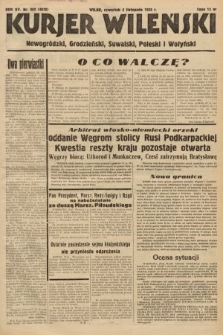 Kurjer Wileński, Nowogródzki, Grodzieński, Suwalski, Poleski i Wołyński. 1938, nr 302