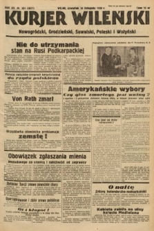 Kurjer Wileński, Nowogródzki, Grodzieński, Suwalski, Poleski i Wołyński. 1938, nr 309