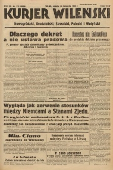 Kurjer Wileński, Nowogródzki, Grodzieński, Suwalski, Poleski i Wołyński. 1938, nr 318