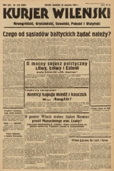 Kurjer Wileński, Nowogródzki, Grodzieński, Suwalski, Poleski i Wołyński. 1939, nr 229