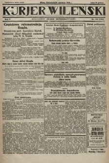 Kurjer Wileński : niezależny organ demokratyczny. 1928, nr 144