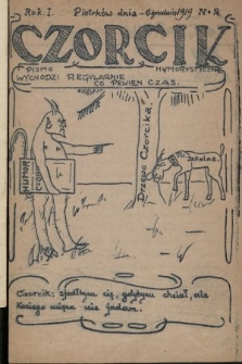 Czorcik : pismo humorystyczne. 1919, nr 2