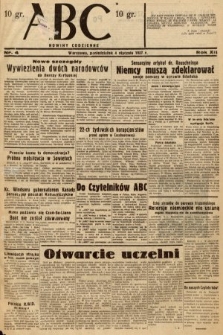ABC : nowiny codzienne. 1937, nr 4