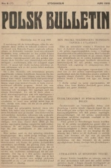 Polsk Bulletin. 1918, nr 6