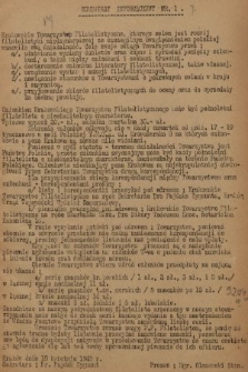 Komunikat Informacyjny. 1945, nr 1