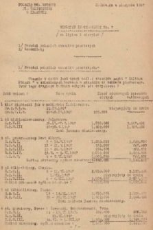 Biuletyn Informacyjny. 1947, nr 7 i 8