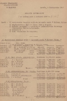 Biuletyn Informacyjny. 1947, nr 10 i 11