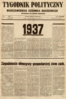 Tygodnik Polityczny Warszawskiego Dziennika Narodowego : wychodzi na każdą niedzielę. 1937, nr 2