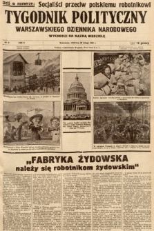 Tygodnik Polityczny Warszawskiego Dziennika Narodowego : wychodzi na każdą niedzielę. 1937, nr 9