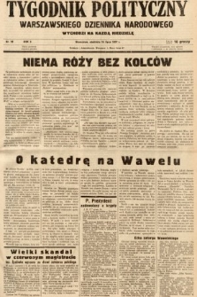 Tygodnik Polityczny Warszawskiego Dziennika Narodowego : wychodzi na każdą niedzielę. 1937, nr 29