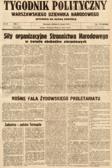 Tygodnik Polityczny Warszawskiego Dziennika Narodowego : wychodzi na każdą niedzielę. 1937, nr 35