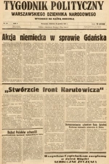 Tygodnik Polityczny Warszawskiego Dziennika Narodowego : wychodzi na każdą niedzielę. 1937, nr 52