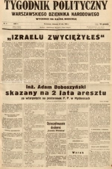 Tygodnik Polityczny Warszawskiego Dziennika Narodowego : wychodzi na każdą niedzielę. 1938, nr 8