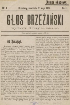 Głos Brzeżański. 1907, nr 1