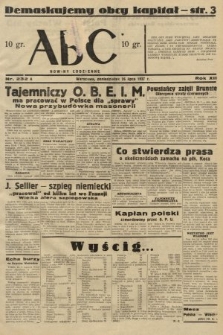 ABC : nowiny codzienne. 1937, nr 232 A