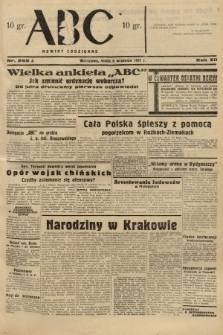 ABC : nowiny codzienne. 1937, nr 285 A