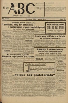 ABC : nowiny codzienne. 1937, nr 382 A