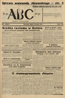ABC : nowiny codzienne. 1937, nr 400 A