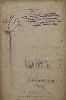 Pochodnia : dwutygodnik młodzieży polskiej. 1908, nr 1