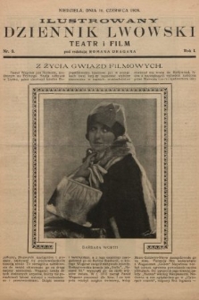 Ilustrowany Dziennik Lwowski : teatr, film, radio. 1928, nr 8