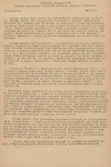 Biuletyn Informacyjny Związku Zawodowego Literatów Polskich Oddział w Krakowie. [1948], nr 13-14