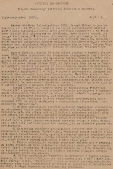 Biuletyn Informacyjny Związku Zawodowego Literatów Polskich w Krakowie. 1947, nr 3 i 4