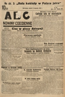 ABC : nowiny codzienne. 1936, nr 17