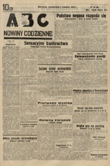 ABC : nowiny codzienne. 1936, nr 102