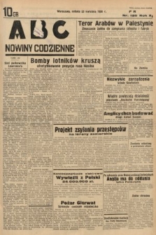 ABC : nowiny codzienne. 1936, nr 120