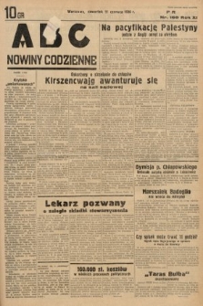 ABC : nowiny codzienne. 1936, nr 168