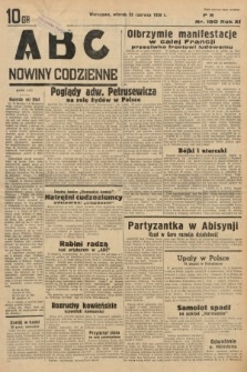 ABC : nowiny codzienne. 1936, nr 180