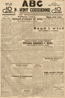 ABC : nowiny codzienne. 1936, nr 218