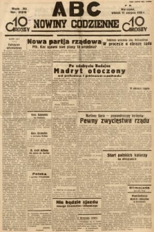 ABC : nowiny codzienne. 1936, nr 229