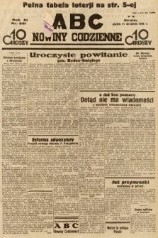 ABC : nowiny codzienne. 1936, nr 261